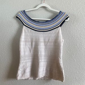 White House Black Market Off-Shoulder Knit Top